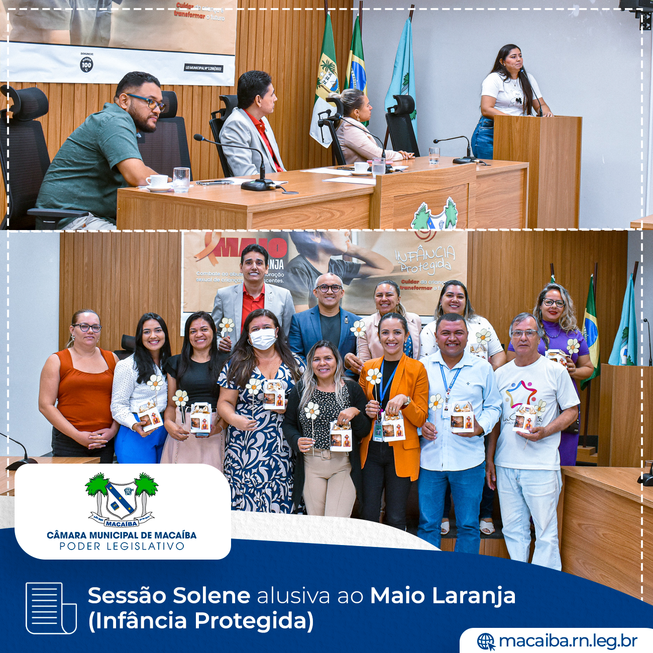 Sessão Solene alusiva ao Maio Laranja